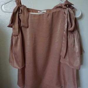 Satin Sleeve-less Blouse